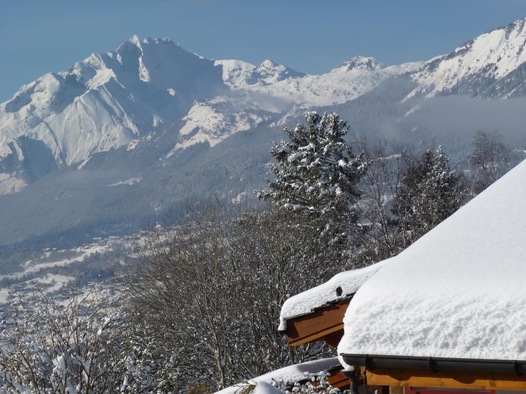 Chalet Des Alpes Bed & Breakfast Crans-Montana Dış mekan fotoğraf