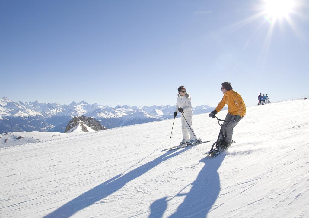 Chalet Des Alpes - Sunset View - Crans-Montana Dış mekan fotoğraf