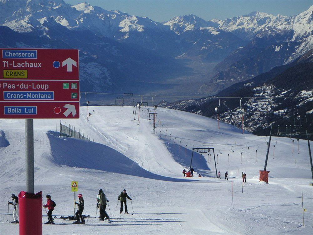 Chalet Des Alpes Bed & Breakfast Crans-Montana Dış mekan fotoğraf