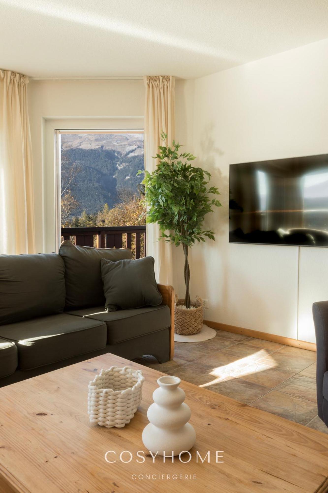 Chalet Des Alpes - Sunset View - Crans-Montana Dış mekan fotoğraf