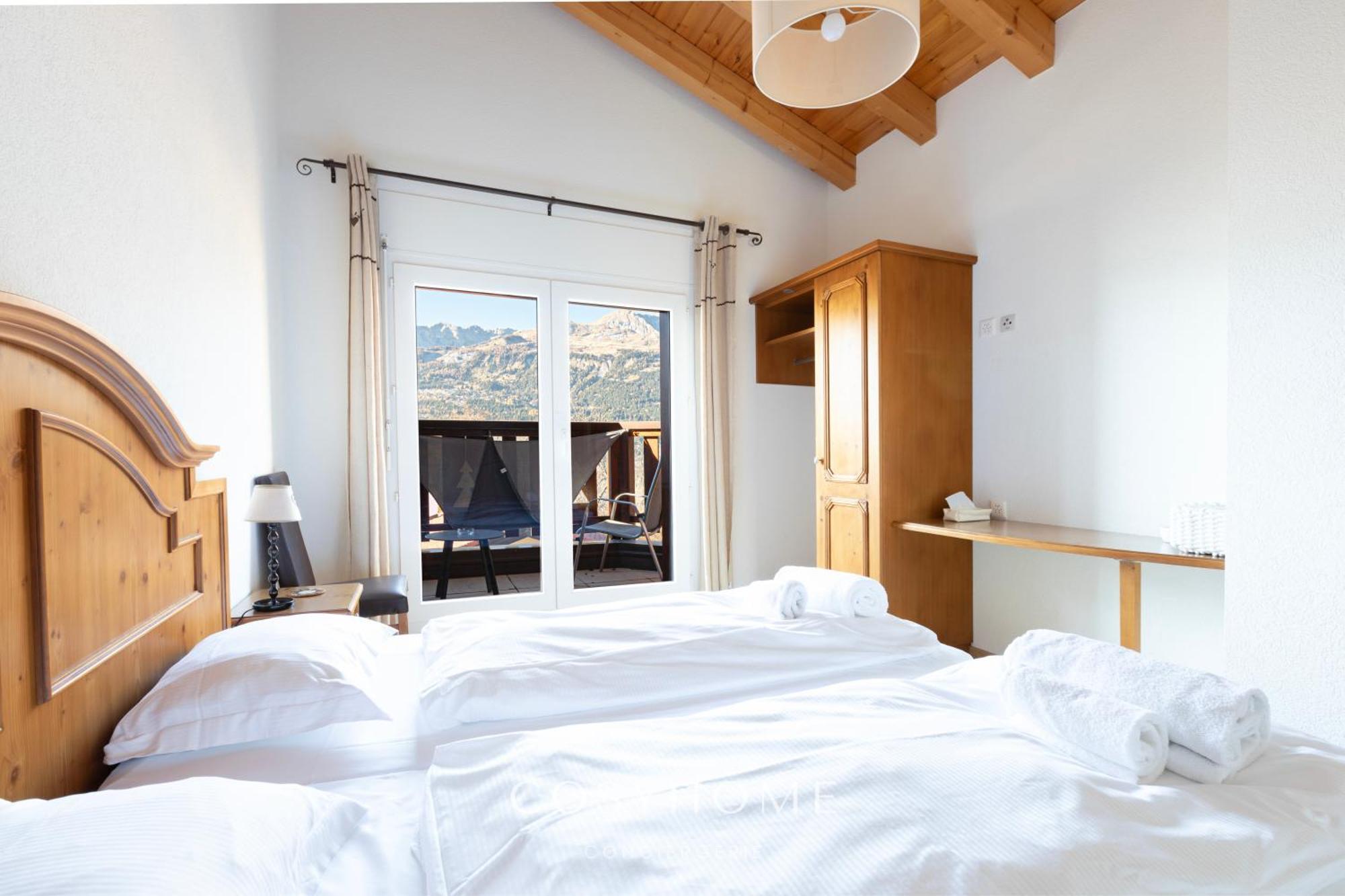 Chalet Des Alpes - Sunset View - Crans-Montana Dış mekan fotoğraf