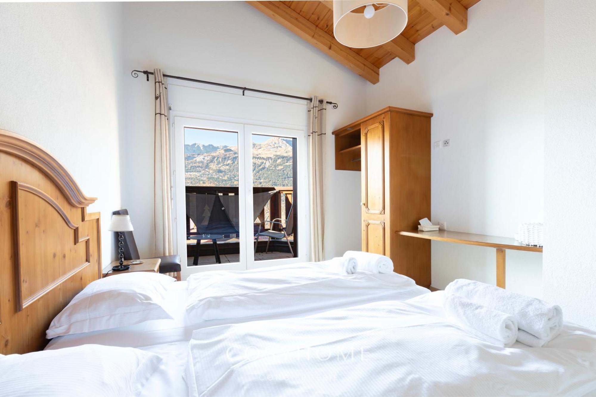 Chalet Des Alpes - Sunset View - Crans-Montana Dış mekan fotoğraf