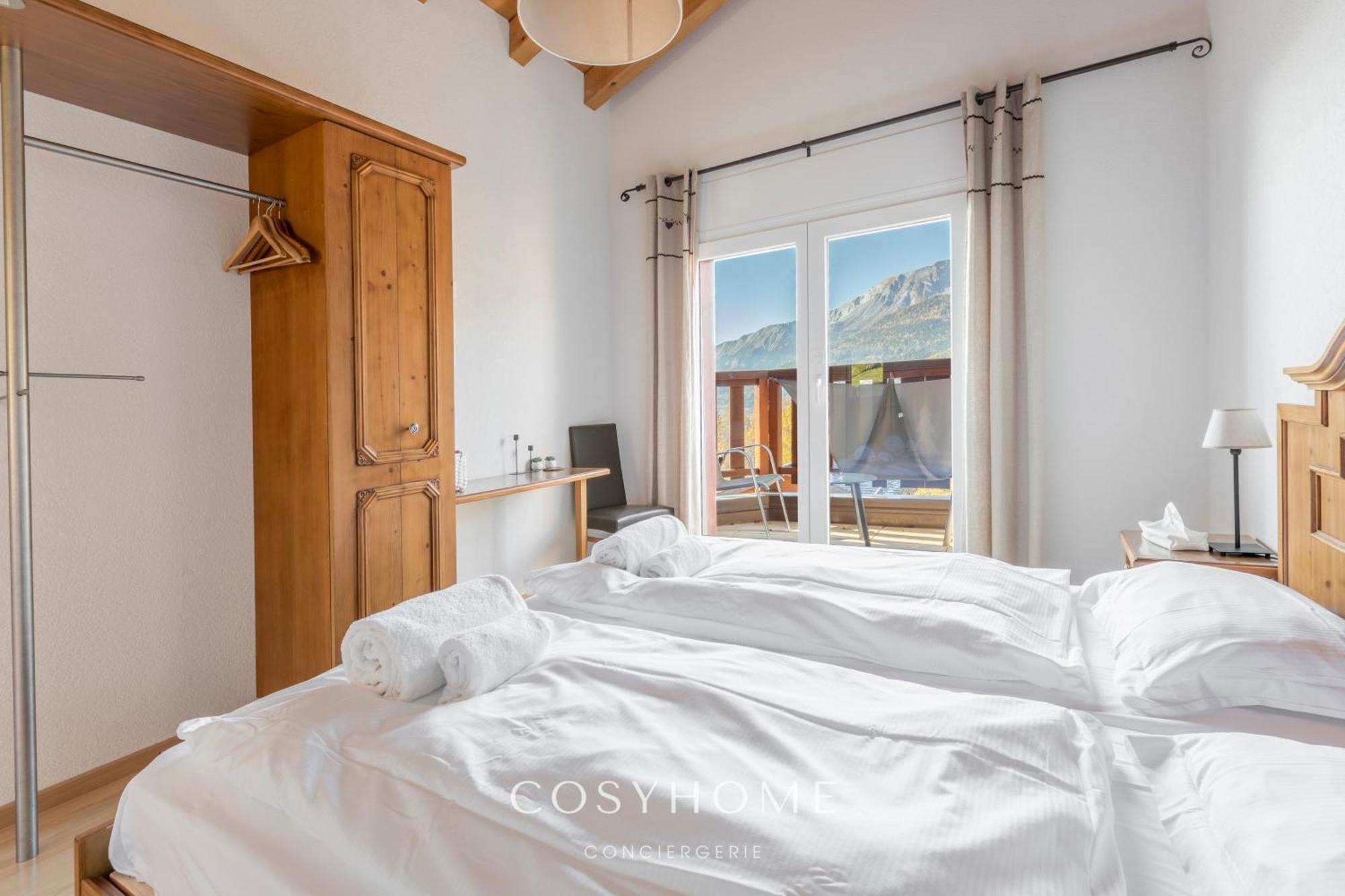 Chalet Des Alpes - Sunset View - Crans-Montana Dış mekan fotoğraf