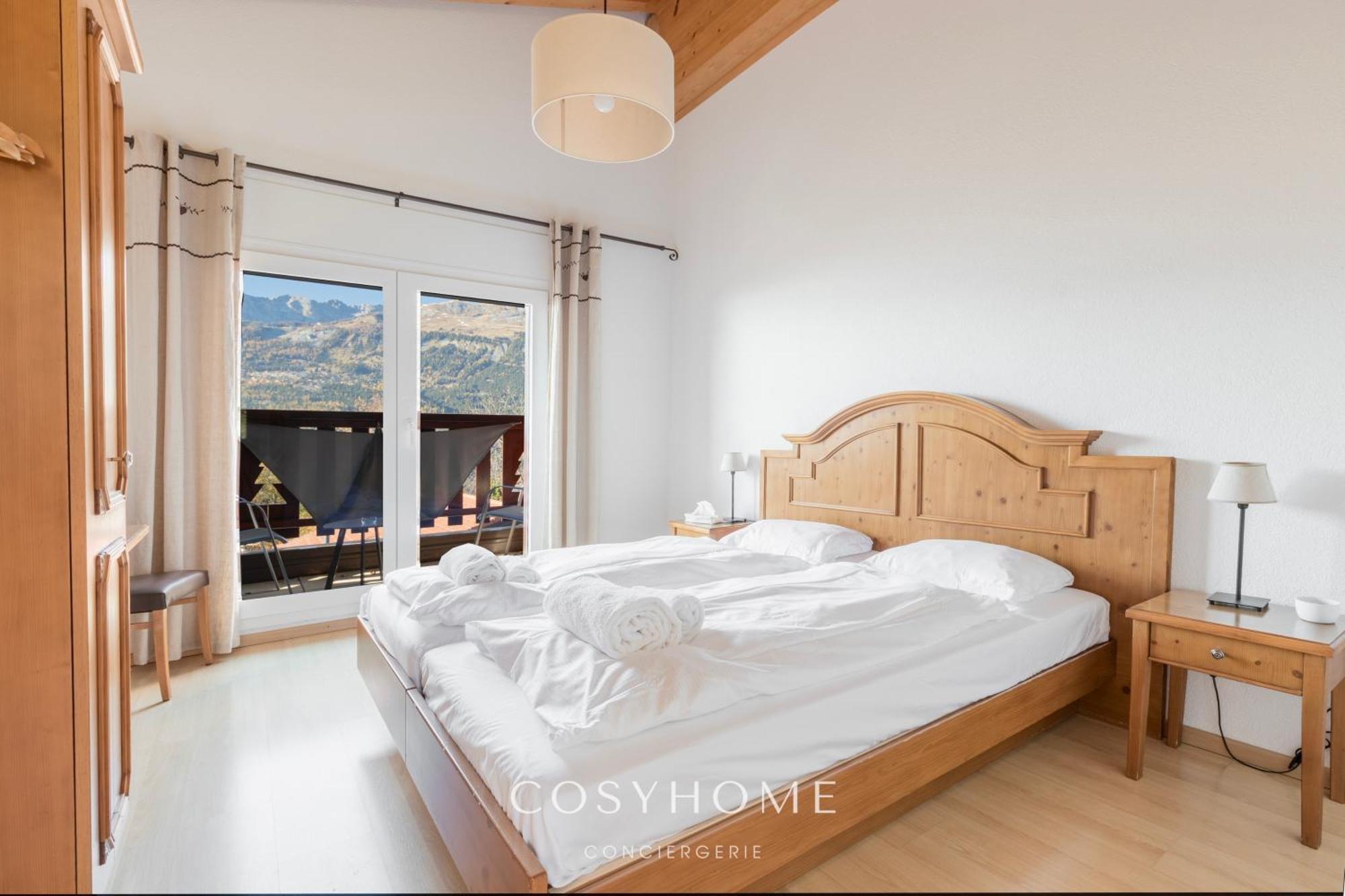 Chalet Des Alpes - Sunset View - Crans-Montana Dış mekan fotoğraf