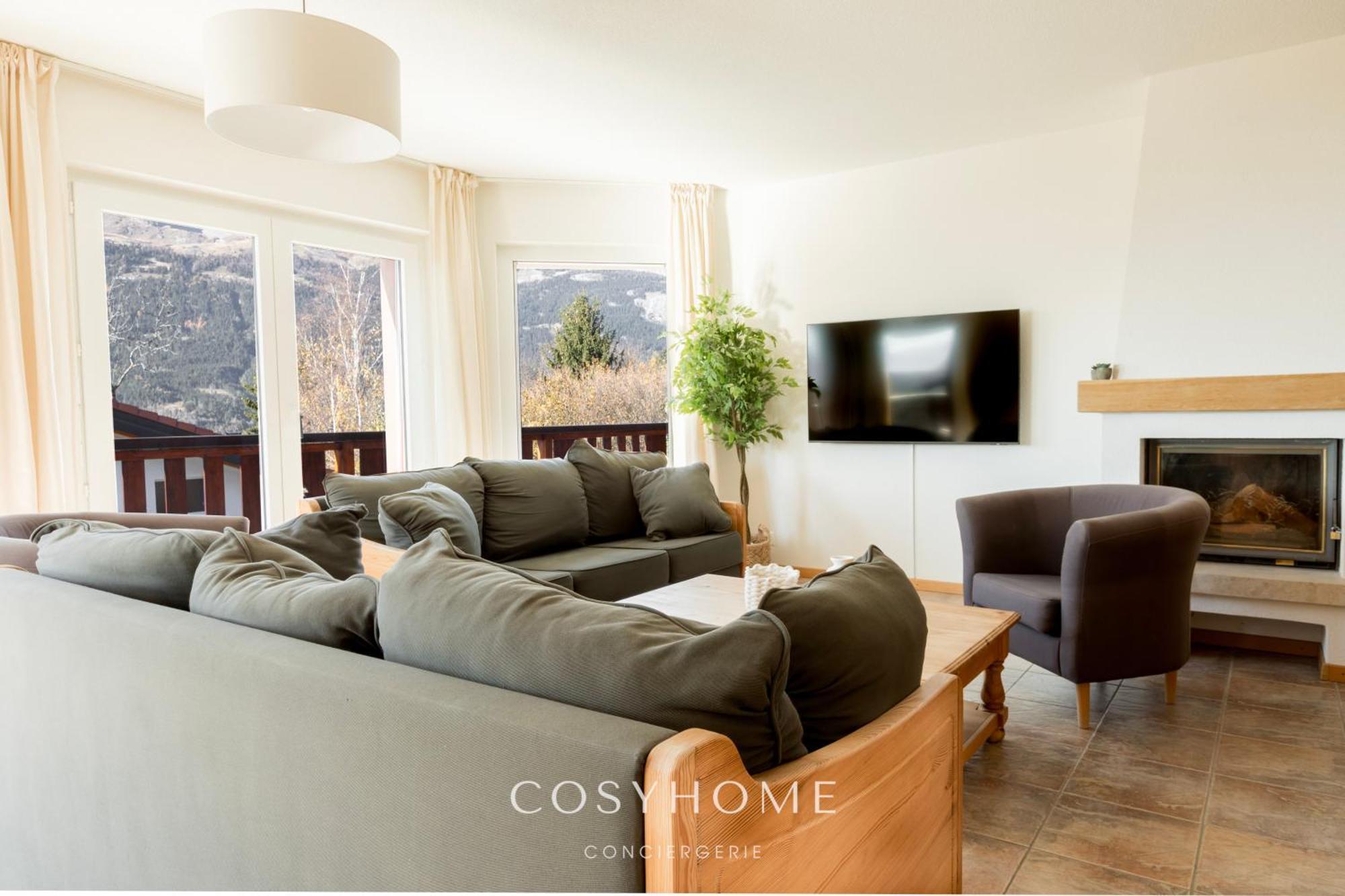 Chalet Des Alpes - Sunset View - Crans-Montana Dış mekan fotoğraf